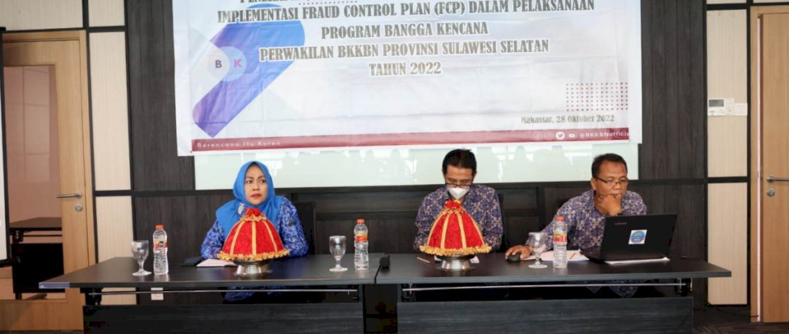 Perwakilan BKKBN Provinsi Sulawesi Selatan (Sulsel) bersama Perwakilan BPKP Provinsi Sulsel, menggelar kegiatan Diagnostik Assessment, di Hotel Teras Kita Makassar.