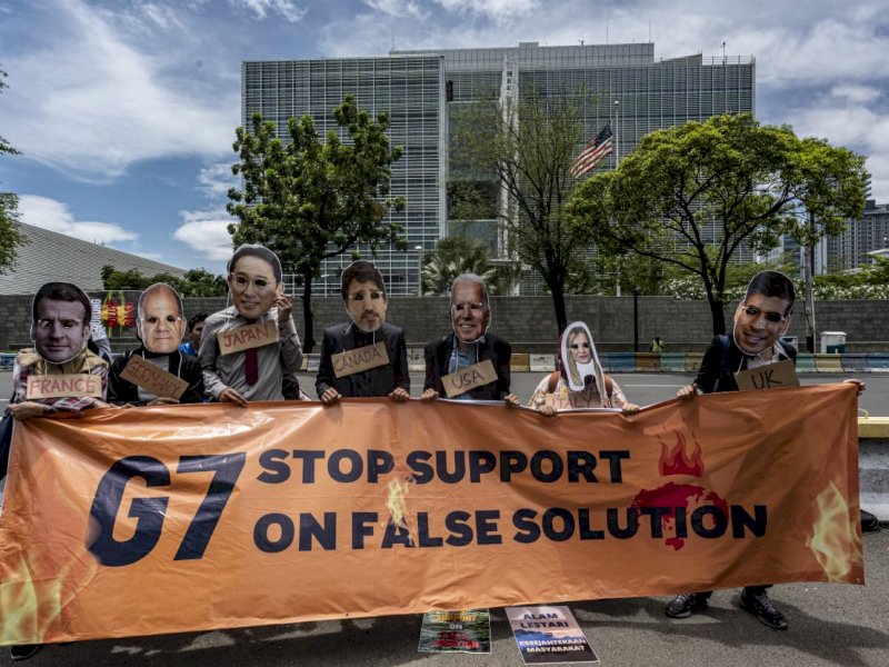Negara G7 Diminta Setop Danai Solusi Palsu Transisi Energi di KTT G20