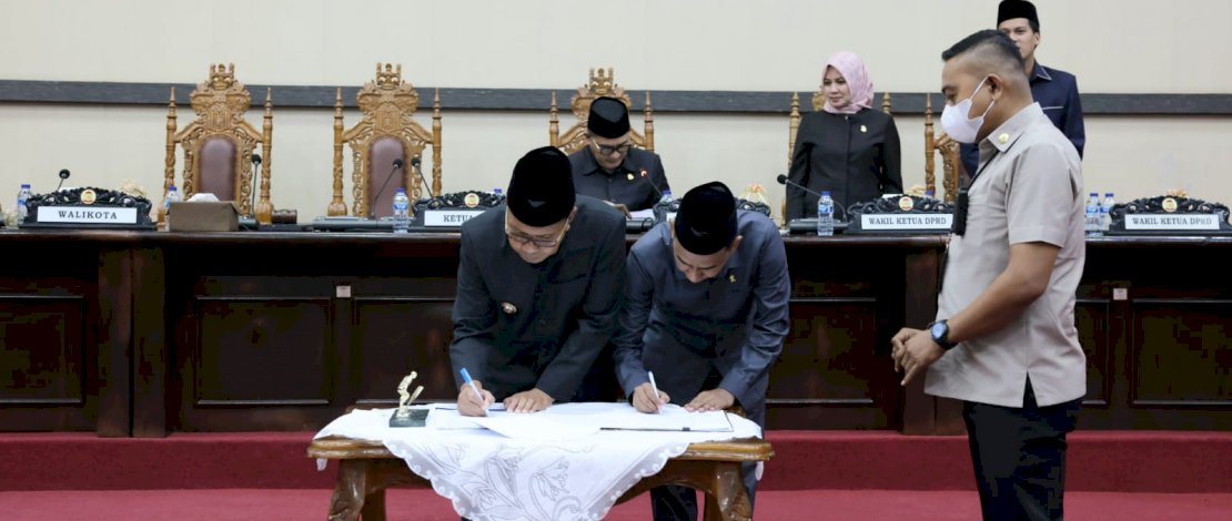 Walikota - Ketua DPRD  Makassar Sepakati Rancangan KUA - PPAS APBD 2023