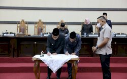 Walikota - Ketua DPRD  Makassar Sepakati Rancangan KUA - PPAS APBD 2023