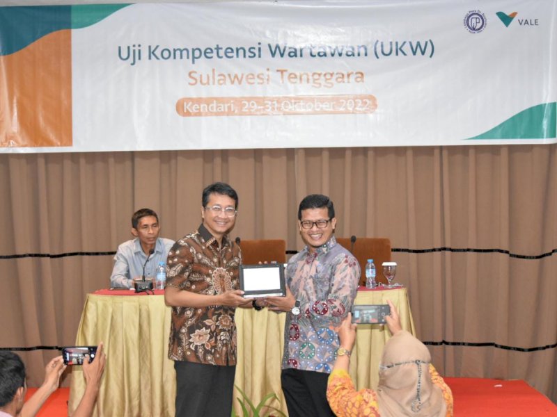 Dukung Peningkatan Kapasitas Wartawan, PT Vale Gelar UKW di Sultra