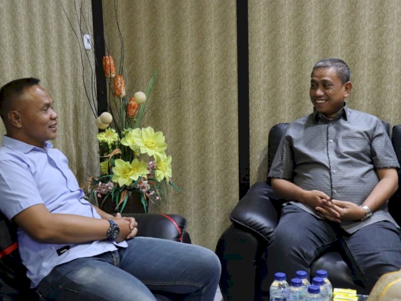 Kunjungi Mako Brimob Bone, Bupati Wajo Bawa Kabar Gembira