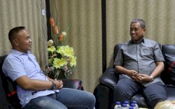 Kunjungi Mako Brimob Bone, Bupati Wajo Bawa Kabar Gembira