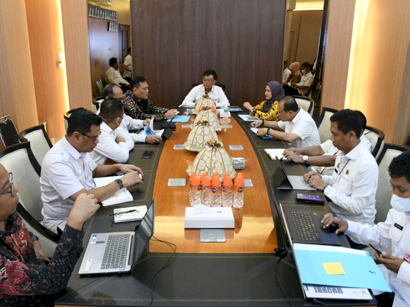 Bupati Luwu Utara Indah Putri Indriani Apresiasi rakor Bersama BPN Sulsel
