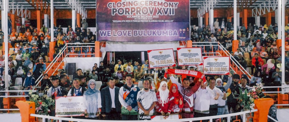 PORPROV Sulsel XVII, Gubernur Andi Sudirman Beri Bonus Rp 1 Miliar Lebih