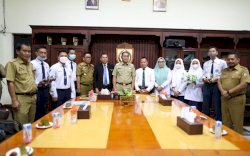 Tim Robotik MTsN 1 Makassar Akan Berlaga di Malaysia, Sowan ke Danny Pomanto