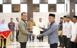 Resmi Dilantik, Bupati Minta BPD 10 Desa Baru Kawal Tahapan Pilkades 2022