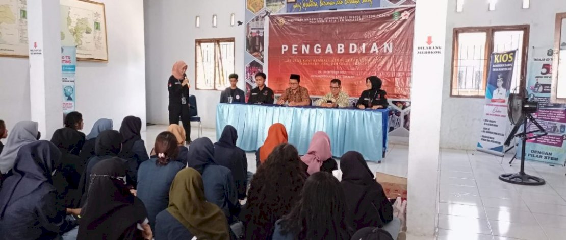 Pemdes Bonto Kassi Takalar Menyambuat Baik Kedatangan Mahasiswa STIA LAN Makassar