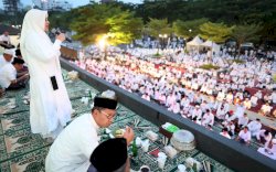 Ribuan Jamaah Hadiri Makassar Shalat Subuh Berjamaah 