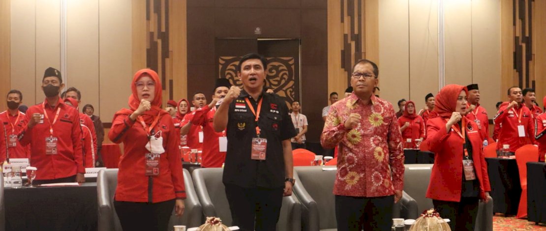 Perkuat Strategi Jelang Pemilu Serantak, PDIP Makassar Gelar Rakercab