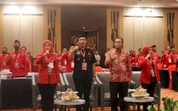 Perkuat Strategi Jelang Pemilu Serantak, PDIP Makassar Gelar Rakercab