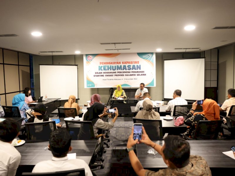 Kepala BKKBN Sulsel Minta Pengelola Kehumasan Jadi Corong Informasi Pencegahan Stunting