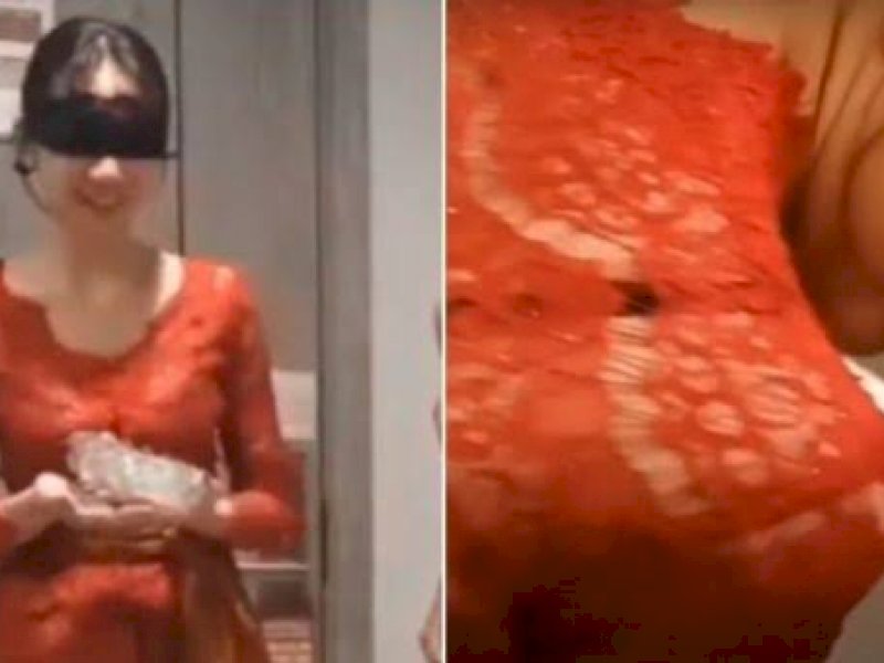 Pemeran Video Porno Perempuan Berkebaya Merah Ditangkap Polisi di Surabaya