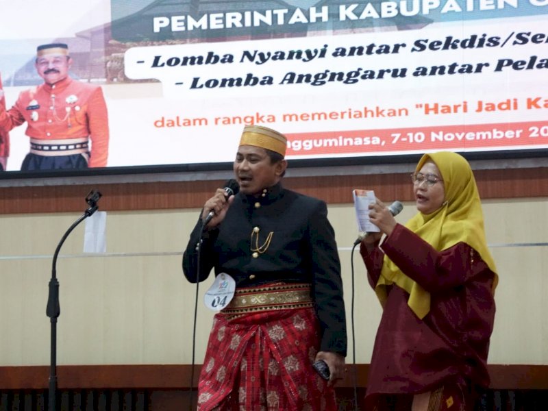 Lomba Menyanyi Lagu Daerah Antar Pejabat Pemkab Gowa Meriahkan HJG ke-702