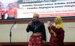 Lomba Menyanyi Lagu Daerah Antar Pejabat Pemkab Gowa Meriahkan HJG ke-702