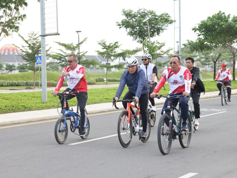 Gowes Bersama Peserta APEKSI, Danny Pomanto Kenalkan Kota Makassar
