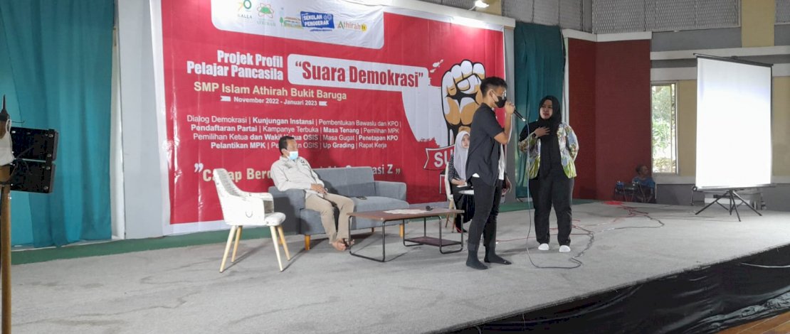 SMP Islam Athirah Bukit Baruga menghelat kegiatan Proyek Penguatan Profil Pelajar Pancasila (P5), Selasa, 8 November 2022.
