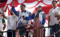 Chaidir Syam dan Suhartina Bohari Kompak Kunjungi Atlet Maros di Sinjai dan Bulukumba