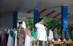 Bupati Maros Chaidir Syam Pimpin Upacara Peringatan Hari Santri Nasional 2022