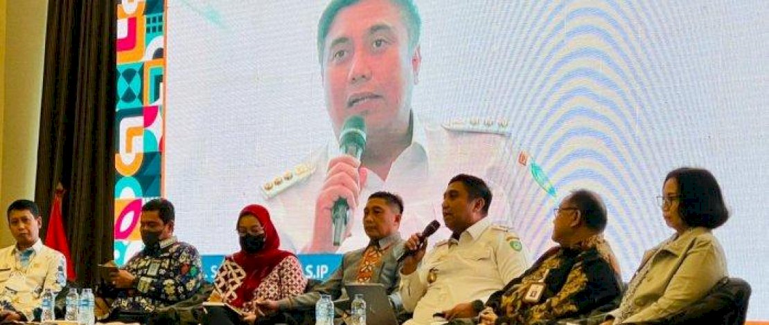 Bupati Maros, Chaidir Syam menjadi narasumber dalam diskusi nasional yang dilaksanakan oleh Yayasan Bursa Pengetahuan Kawasan Timur Indonesia (BaKTI) dalam ajang Festival Hak Asasi Manusia (HAM) 2022.