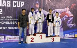 Murid SD Negeri Samata Raih Medali Emas di Unhas Cup Taekwondo