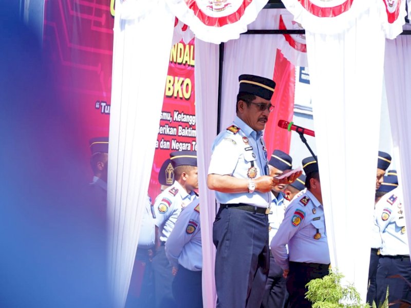 Tarik BKO Dari Lapas Takalar, Kakanwil Menhuham: Mari Tingkatkan Disiplin dan Tanggungjawab 
