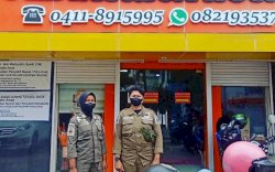 Satpol PP Makassar Terjunkan Personel Himbau Apotek Hentikan Sementara Penjualan Obat Batuk Sirop