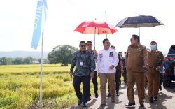 Hadiri Panen Raya di Maros, Abdul Hayat Apresiasi Sinergitas TNI-Polri dan Pemerintah 