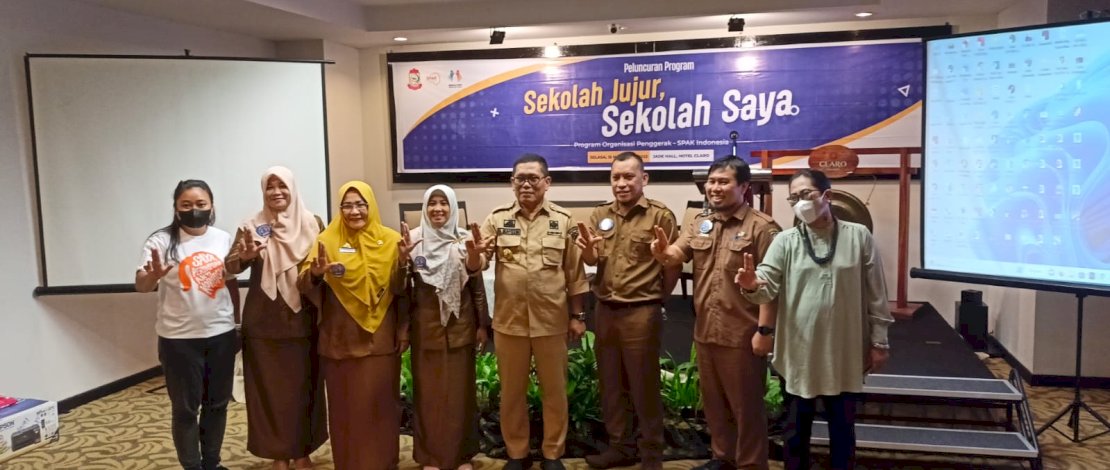 Peluncuran Program Sekolah Jujur, Sekolah Saya, di Hotel Claro Makassar, Selasa, 15 November 2022. Peluncuran Program Sekolah Jujur, Sekolah Saya, di Hotel Claro Makassar, Selasa, 15 November 2022.