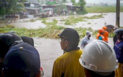 Pantau Lansung Banjir Parepare, Taufan Pawe Minta BPBD Siaga 24 Jam