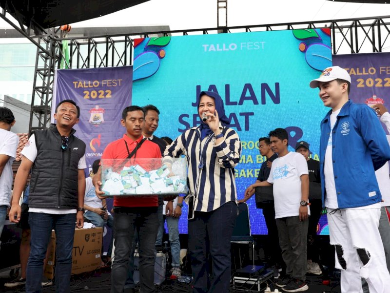 Fatmawati Rusdi Ajak Warga Makassar Peduli Perlindungan Pekerja