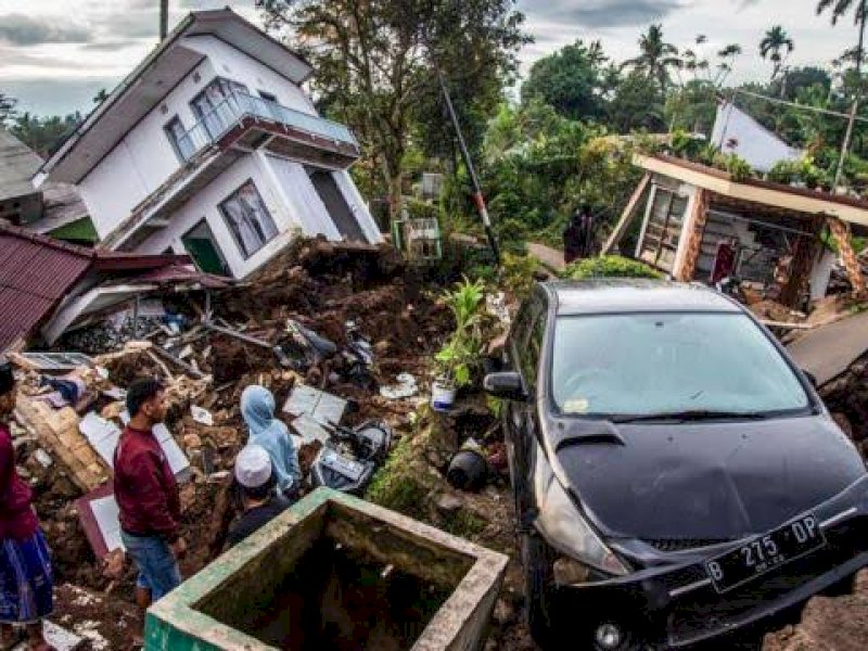 Partai Gelora Dirikan Posko Bencana dan Galang Dana untuk Korban Gempa Cianjur