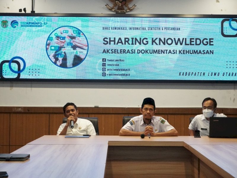 Diskominfo Lutra Gelar Rakor Sharing Knowledge Akselerasi Dokumentasi Kehumasan