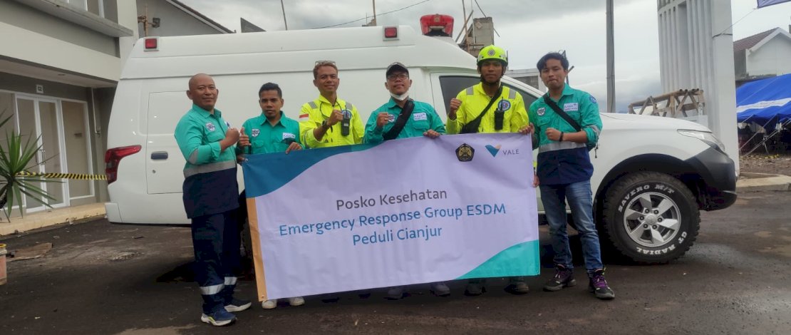 PT Vale Indonesia Kirim Tim Tanggap Darurat Bantu Korban Gempa Cianjur