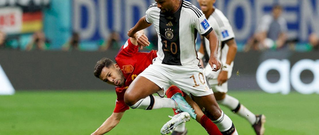SKOR Akhir Spanyol vs Jerman Imbang 1 - 1, Posisi Jerman Masih di Ujung Tanduk