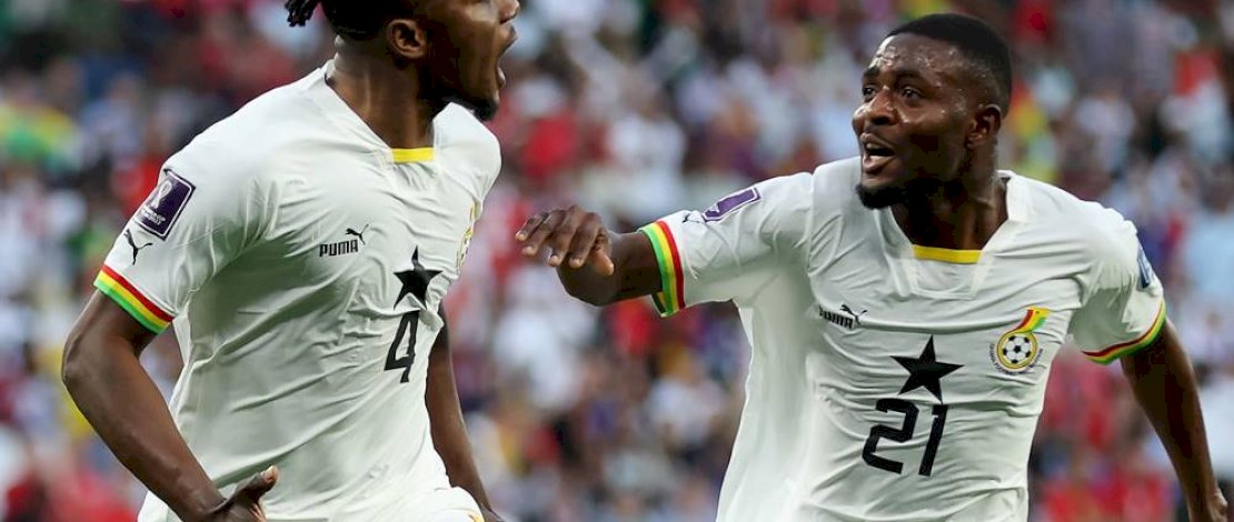 Pemain Timnas Ghana, Mohammed Salisu usai menjebol gawang Korea Selatan dalam lanjutan Grup H Piala Dunia 2022 - FIFA (INT)

