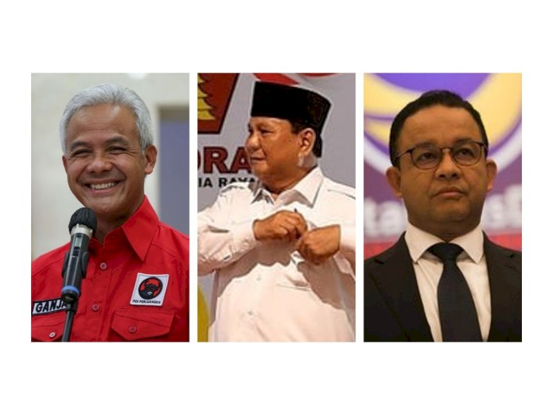 Jika Ganjar-Prabowo-Anies Maju, Pilpres Berpeluang Dua Putaran