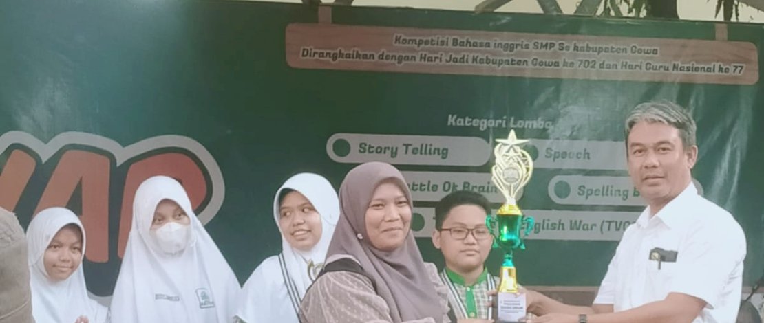 Bikin Iri Sekolah Lain, Spensas Sukses Gelar English War Sekabupaten Gowa
