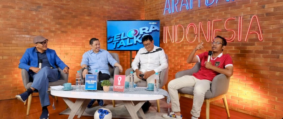 Gelora Talks bertajuk 'Qatar World Cup 2022, Diplomasi Islam dan Bangkitnya Sepak Bola Asia, Rabu, 30 November 2022.