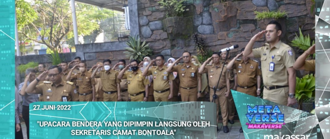 Apel Pagi, Sekcam Bontola Minta Sinergitas Pegawai Dukung Longwis