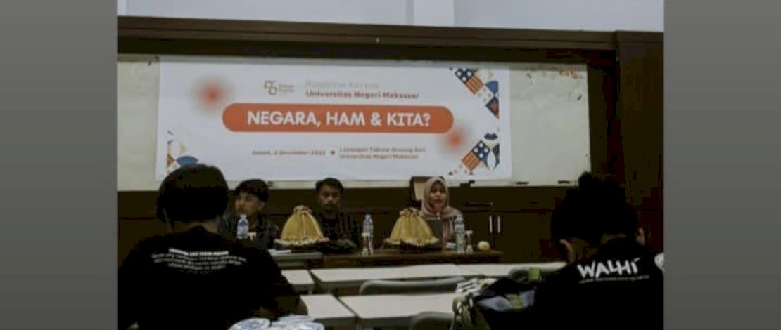 Jelang Puncak  Hari HAM, Panitia  HRF Gandeng Aliansi Mahasiswa FIS-H Gelar Roadshow Kampus di UNM