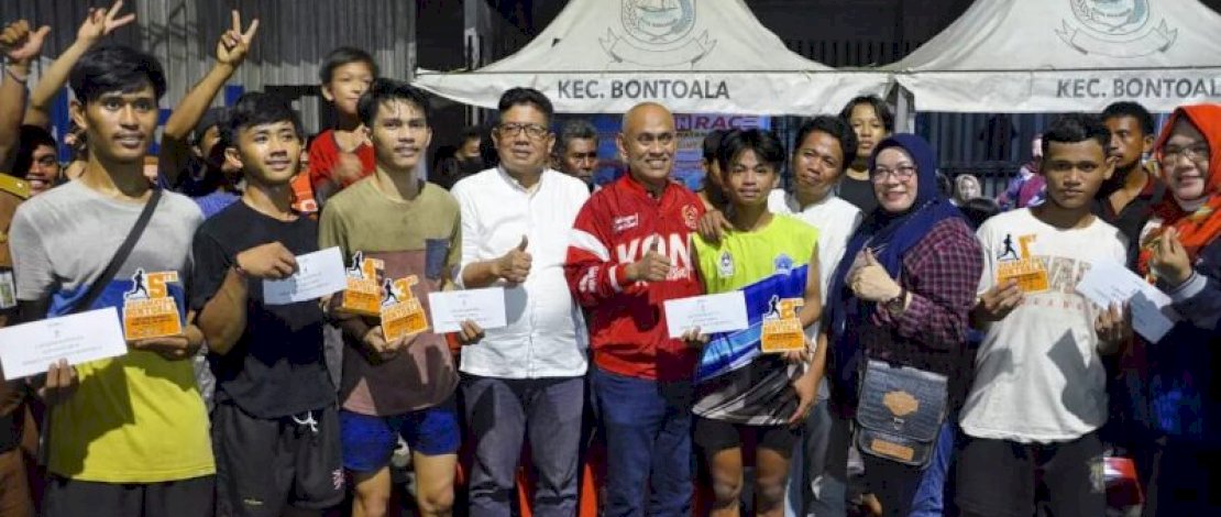 Pemerintah Kecamatan Bontoala Laksanakan Runrace Lantangbangia