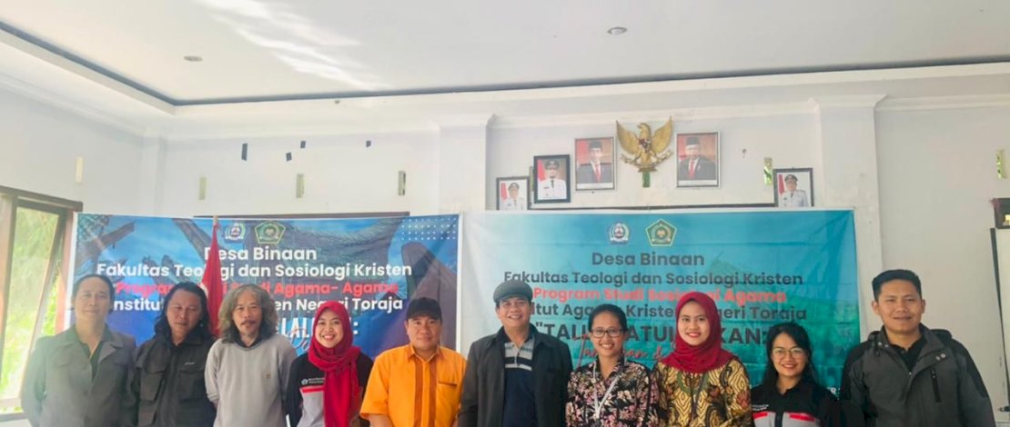 Institut Agama Kristen Negeri (IAKN) Toraja, kembali menyelenggarakan kegiatan Pendampingan Desa Binaan, di Desa Salu Sopai, Kecamatan Sopai, Kabupaten Toraja Utara, 25-27 November 2022.