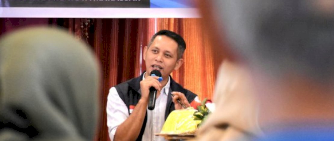 nggota DPRD Kota Makassar, Supratman,saat Sosialisasi Peraturan Daerah (Perda) Nomor 6 Tahun 2019 tentang Kepemudaan, di Hotel Grand Town, Jalan Pengayoman, Rabu (23/11/2022).