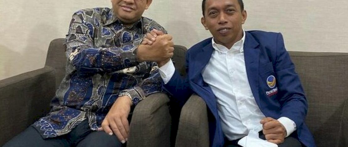 Anies Baswedan bersama Syaharuddin Alrif.