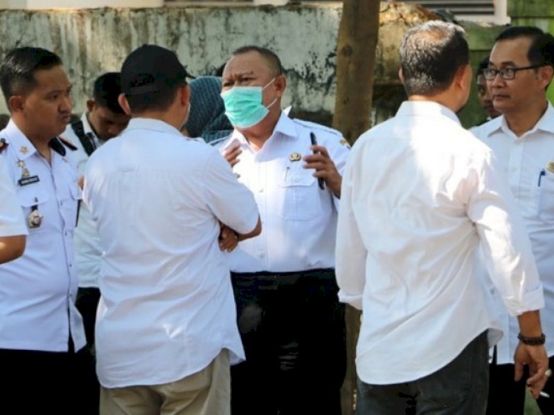 Dinas Pertanahan Kota Makassar Tertibkan Rumdis di Kompleks PDAM Makassar