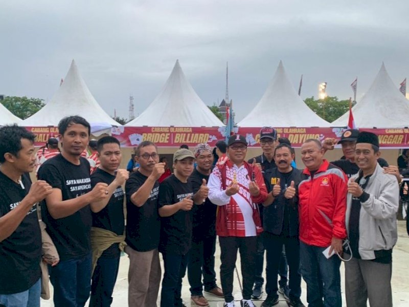 Hadiri Pelepasan Kontingen Makassar Menuju Porprov, Akhmad Namsum Support Penuh Cabor Catur