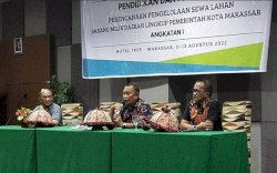 Dinas Pertanahan Makassar Bimtek Pengelolaan Sewa Lahan BMD