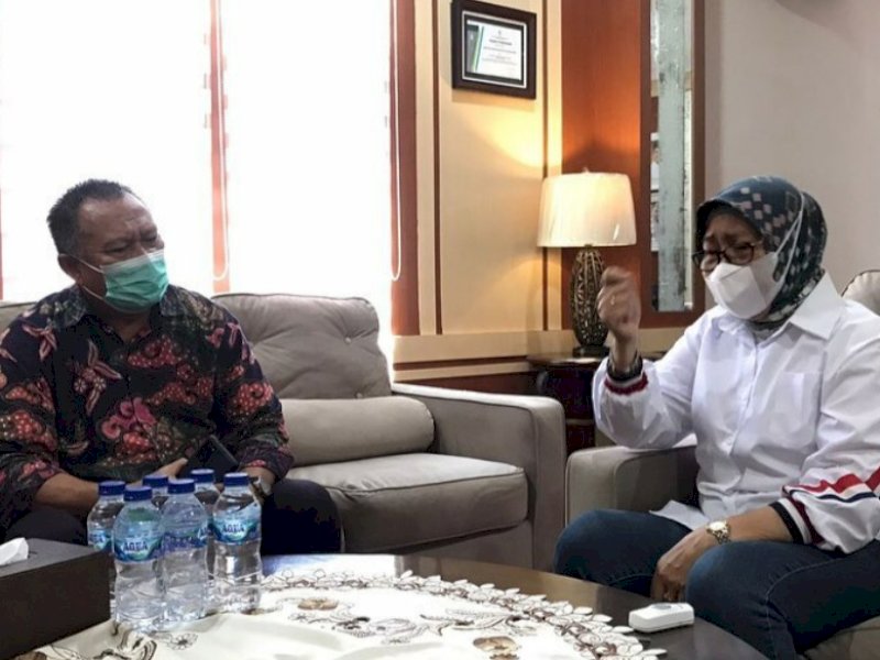 Percepat Sertifikasi Aset Pemkot, Akhmad Namsum Temui Kepala BPN Makassar