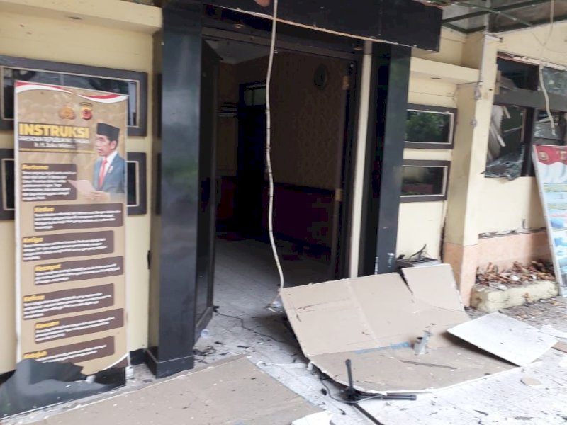 Pasca Teror Bom di Bandung, Pengamanan Kantor Polisi di Makassar Diperketat